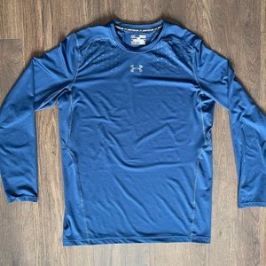 UnderArmour Heatgear Fitted Long Sleeve Athletic Shirt - Mens - Medium